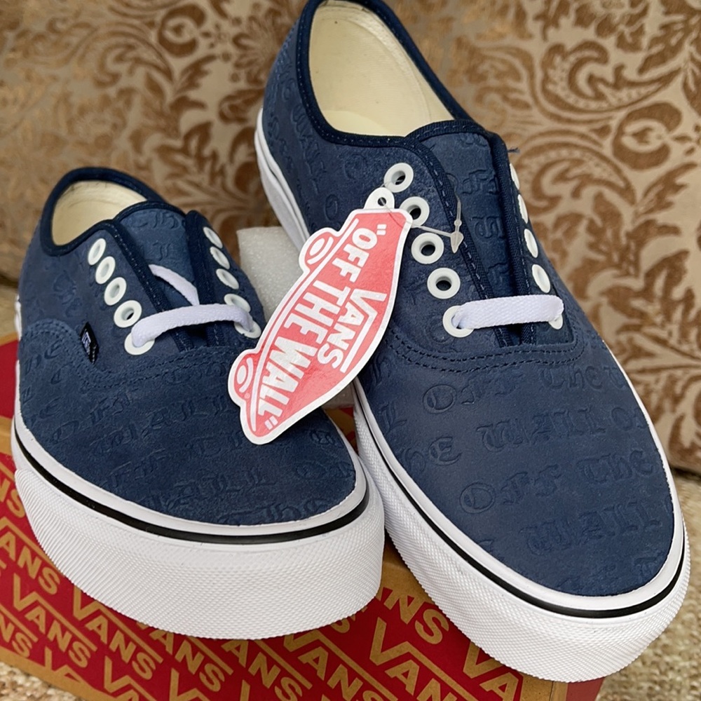 Vans Authentic Deboss Otw Blues/True White WMNS - Picture 7 of 16